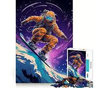 Rompecabezas Universe Snowboarder de 1000 Piezas Diversión para Entrenar la Mente Encaja Perfectamente sin Huecos Actividad para Compartir con Seres Queridos (38x52cm)