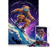 Rompecabezas Universe Snowboarder de 1000 Piezas para Adultos Regalo Ideal para desarrollar la Capacidad cognitiva, una Actividad Relajante y un Regalo Festivo de Corte preciso (50x75cm)