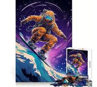 Rompecabezas Universe Snowboarder para Adolescentes, 1000 Piezas, lógica, Ocio Lento, Bordes definidos, Regalo Festivo (38x26cm)