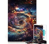 Rompecabezas Universo del Tiempo de 1000 Piezas Juego de Habilidad Mental Ajuste Estable Sin Piezas Que se muevan Un pasatiempo Divertido para Fines de Semana Largos (38x52cm)