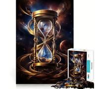 Rompecabezas Universo del Tiempo de 1000 Piezas para Adolescentes Juego Divertido y fácil de armar Sin Huecos Actividad Nocturna para Toda la Familia (50x75cm)