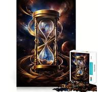 Rompecabezas Universo del Tiempo de 1000 Piezas para Adolescentes Juego Divertido y fácil de armar Sin Huecos Actividad Nocturna para Toda la Familia (38x26cm)
