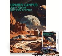 Rompecabezas Uranus Campus Space Tour de 1000 Piezas para Adolescentes Estimula la Mente y estimula la relajación Ideal para Regalar en Navidad (50x75cm)