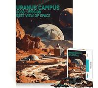 Rompecabezas Uranus Campus Space Tour para Adultos,1000 Piezas,Juego de Memoria Cerebral,Corte Fino,Acabado Premium,una Forma entretenida de Pasar el Tiempo Libre (38x52cm)