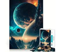 Rompecabezas Uranus de 1000 Piezas para Adultos,Rompecabezas de lógica,Corte de precisión,Bordes Lisos, reuniones Familiares (38x26cm)