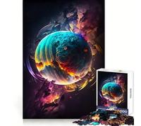 Rompecabezas Uranus para Adultos, 1000 Piezas, para Practicar la lógica, una escapada Tranquila, Bordes limpios, Navidad (50x75cm)