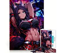 Rompecabezas Urban Anime Foxgirl 1000 Think Boost Game Tight Lock No Loose Pieces Interactive Brain Challenge para el hogar (50x75cm)