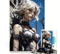 Rompecabezas Urban Girl V,1000 Piezas,Juego de concentración Mental,Corte de precisión,Bordes Suaves,Juego para Crear Conexiones significativas (38x52cm)