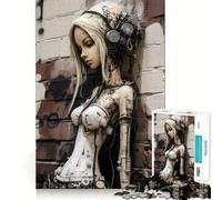 Rompecabezas Urban Girl V,1000 Piezas,Juego de concentración Mental,Corte de precisión,Bordes Suaves,Juego para Crear Conexiones significativas (38x26cm)