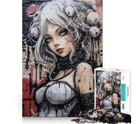 Rompecabezas Urban Girl V,1000 Piezas,Juego de concentración Mental,Corte de precisión,Bordes Suaves,Juego para Crear Conexiones significativas (38x52cm)