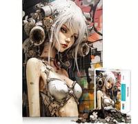 Rompecabezas Urban Girl V 1000 Piezas Juego Think Boost Cierre hermético Sin Piezas Sueltas Desafío Interactivo para el Cerebro en casa (50x75cm)