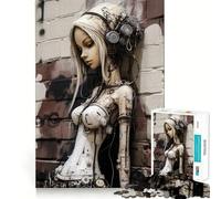 Rompecabezas Urban Girl V con 1000 Piezas,Juego Divertido con tecnología Avanzada de Corte láser,Juguete de Entretenimiento para Interiores (50x75cm)