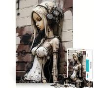 Rompecabezas Urban Girl V de 1000 Piezas Diversión,Mejora la concentración,Corte láser para un Ajuste Actividad para Compartir con Seres Queridos (38x52cm)