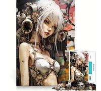 Rompecabezas Urban Girl V de 1000 Piezas para Adultos,Juguete Que desafía la Mente,Corte preciso,alineación, Actividad Nocturna Divertida para Toda la Familia (38x52cm)