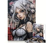 Rompecabezas Urban Girl V de 1000 Piezas para Adultos para Mentes ágiles y entretenidos Ajuste Firme Regalo Festivo (50x75cm)