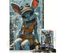 Rompecabezas Urban Rabbit Explorer para Adultos, 1000 Piezas, Habilidad analítica, Suave, distracción, ensamblaje preciso, Acogedor, (38x26cm)