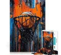 Rompecabezas Urban Slam Dunk para Adultos,1000 Piezas,Entrenamiento Mental,Piezas sin Rebabas,Corte Limpio,Actividad para Compartir en Familia (38x52cm)