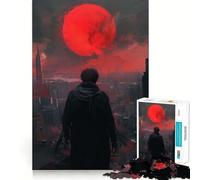 Rompecabezas Urban Sunset de 1000 Piezas Juego de Habilidad Mental Ajuste Estable Sin Piezas Que se muevan Un pasatiempo Divertido para Fines de Semana Largos (50x75cm)