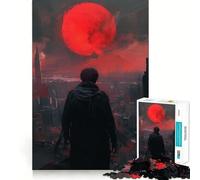Rompecabezas Urban Sunset de 1000 Piezas para Adolescentes,Juego de concentración Mental,Corte de precisión,Bordes Lisos,Ideal para Rellenar Calcetines navideños (38x26cm)