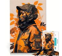 Rompecabezas Urban Survivor Girl de 1000 Piezas,Juego cognitivo Divertido,Troquelado de Alta precisión, aliviar el estrés (50x75cm)