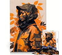 Rompecabezas Urban Survivor Girl de 1000 Piezas para Adolescentes: Fortalecimiento Cerebral, Escape pacífico, Encaje Firme, Navidad Alegre (38x52cm)