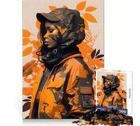 Rompecabezas Urban Survivor Girl para Adultos de 1000 Piezas, Habilidad analítica, distracción Suave, unión Ajustada, Acogedor, (38x26cm)