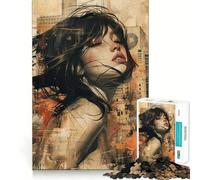 Rompecabezas Urban Whispers para Adolescentes,1000 Piezas,estimula la Mente,Divertido,de Corte Limpio,componentes Resistentes,Actividad para Compartir en Familia (38x26cm)