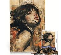 Rompecabezas Urban Whispers para Adolescentes, 1000 Piezas, lógica, Ocio, Bordes definidos, Regalo Festivo (38x52cm)
