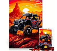 Rompecabezas UTV ATV Todoterreno de 1000 Piezas Desarrolla la Capacidad cognitiva Un pasatiempo Tranquilo Cierre sólido Navidad (38x52cm)