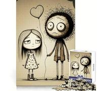 Rompecabezas Valentine Doodle II de 1000 Piezas para Adolescentes Estimula la Memoria cognitiva, es fácil de Usar y se relaja Corte preciso Regalo Ideal (38x52cm)