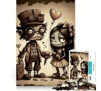 Rompecabezas Valentine Doodle IV de 1000 Piezas Entrenamiento Mental Diversión Garantizada Componentes Resistentes y de Corte Limpio Un Entretenimiento cautivador para Disfrutar en casa (50x75cm)