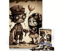 Rompecabezas Valentine Doodle IV de 1000 Piezas para Adultos Regalo Ideal para desarrollar la Capacidad cognitiva, una Actividad Relajante y un Regalo Festivo de Corte preciso (38x52cm)