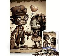 Rompecabezas Valentine Doodle IV para Adultos, 1000 Piezas, Ejercicio Mental, Escape Tranquilo, Cierre Seguro, Bonito Regalo (38x26cm)