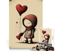 Rompecabezas Valentine Doodle VII para Adolescentes, 1000 Piezas, Entrenamiento Inteligente, Tiempo Libre Feliz, Corte Impecable, Navidad Alegre (50x75cm)