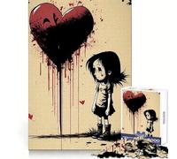 Rompecabezas Valentine Doodle VIII de 1000 Piezas para Adolescentes Desarrollo cognitivo Diversión sin estrés Corte preciso (50x75cm)