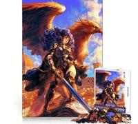 Rompecabezas Valkiria con Grifo de 1000 Piezas para Adolescentes Bienestar Cerebral Fácil relajación Cierre (38x26cm)