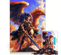 Rompecabezas Valkiria con Grifo de 1000 Piezas para Adolescentes Estimula la Mente Diversión,Corte de Alta precisión,Manualidades,Actividad Relajante para desconectar (50x75cm)