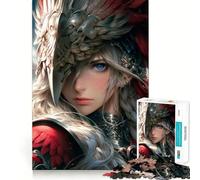 Rompecabezas Valkyrie Angel of War de 1000 Piezas para Adolescentes Juego para estimular la Mente Montaje Firme y Seguro Actividad Divertida para Toda la Familia (50x75cm)