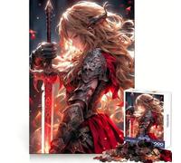 Rompecabezas Valkyrie Angel para Adolescentes, 1000 Piezas, Entrenamiento Mental, recreación Tranquila, Corte Uniforme, Navidad (50x75cm)