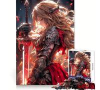 Rompecabezas Valkyrie Angel para Adultos, 1000 Piezas, Ejercicio Mental, Escape Tranquilo, Cierre Seguro, Bonito Regalo (38x26cm)