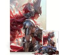 Rompecabezas Valkyrie Angel Warrior de 1000 Piezas para Adultos Mejora la Memoria Un pasatiempo Tranquilo Corte preciso Un Regalo Original (50x75cm)