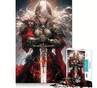 Rompecabezas Valkyrie Blade,1000 Piezas,Juego Divertido sin Rebabas,Piezas de Corte Limpio,portátil,Ideal para Viajes (38x26cm)