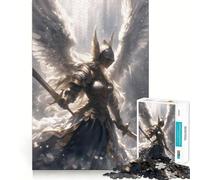 Rompecabezas Valkyrie of The Skies 1000 Think Boost Juego de Bloqueo Seguro Sin Piezas Sueltas Desafío Interactivo para el Cerebro en Casa (38x52cm)