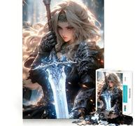 Rompecabezas Valkyrie Romance de 1000 Piezas para Adolescentes Juego Que estimula el Cerebro Encaje Huecos Actividad Relajante para Grupos en Interiores (50x75cm)