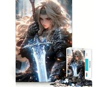 Rompecabezas Valkyrie Romance de 1000 Piezas para Adultos,Juguete Que desafía la Mente,Corte preciso,alineación, Actividad Divertida para Toda la Familia (38x26cm)