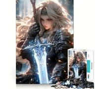 Rompecabezas Valkyrie Romance para Adultos,1000 Piezas,Entrenamiento Mental,Piezas sin Rebabas,Corte Limpio,Actividad para Compartir en Familia (38x52cm)