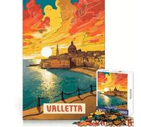 Rompecabezas Valletta de 1000 Piezas para Adultos Ejercicio Inteligente Distracción Suave Bordes precisos (38x52cm)
