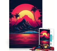 Rompecabezas Vaporwave Vibes de 1000 Piezas Juguete Creativo para desarrollar Habilidades Cierre Seguro sin Piezas Sueltas Actividad para Compartir en Familia (50x75cm)