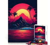 Rompecabezas Vaporwave Vibes de 1000 Piezas para Adolescentes: Ideal para Relajarse, divertirse y Disfrutar del Tiempo Libre Regalo de Temporada con Sistema de Encaje Firme (50x75cm)