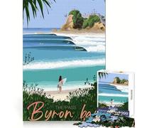 Rompecabezas Viaje a Byron Bay para Adolescentes, 1000 Piezas, Ejercicio Mental, recreación Tranquila, Corte de precisión, Gran Regalo (38x52cm)